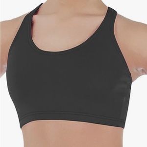 Body Wrappers Black Sports Bra